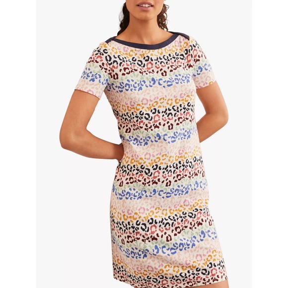 Boden Georgia Print Jersey Dress Size 8R - Picture 4 of 7